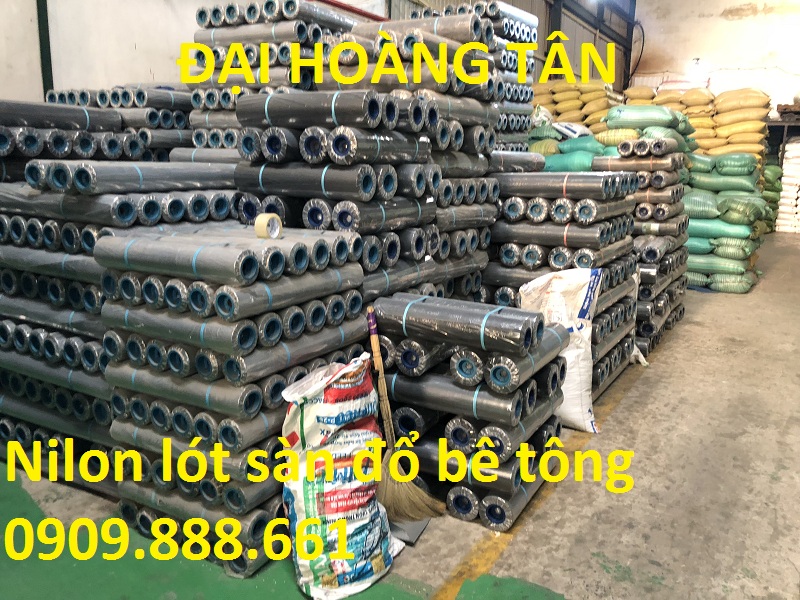 nilon lót sàn đổ bê tông